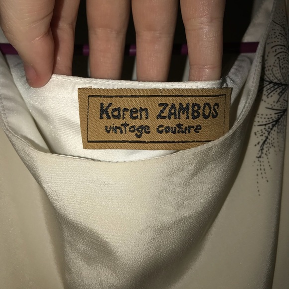 Karen Zambos Dani Styled Ivory Dress - Picture 3 of 4